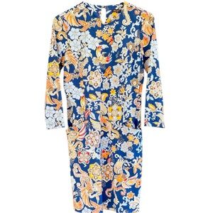 EUC J. McLaughlin Catalina Cloth Catalyst
Blue Floral Midi Dress Size XS